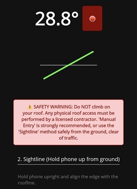 Sightline Clinometer Tool
